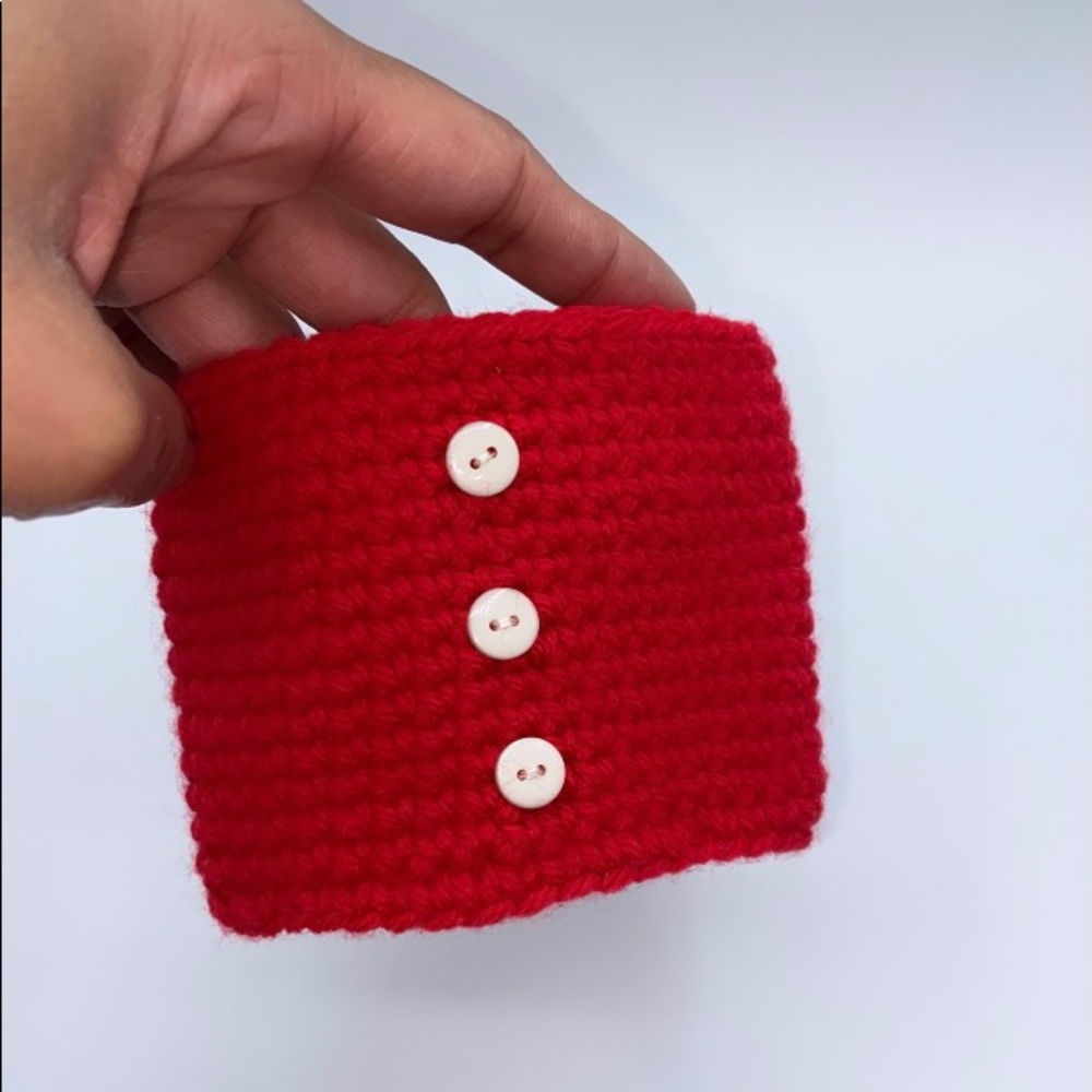 Hand-Knitted cozybeanz Coffee/Tea Cozy Sleeve